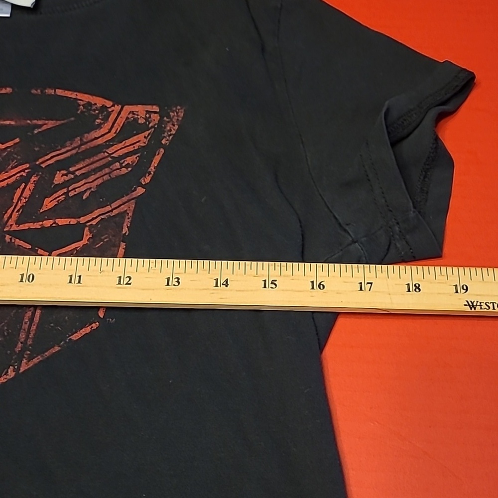 💣2010 Black TRANSFORMER T-Shirt with Red Graphic - Picture 3 of 8